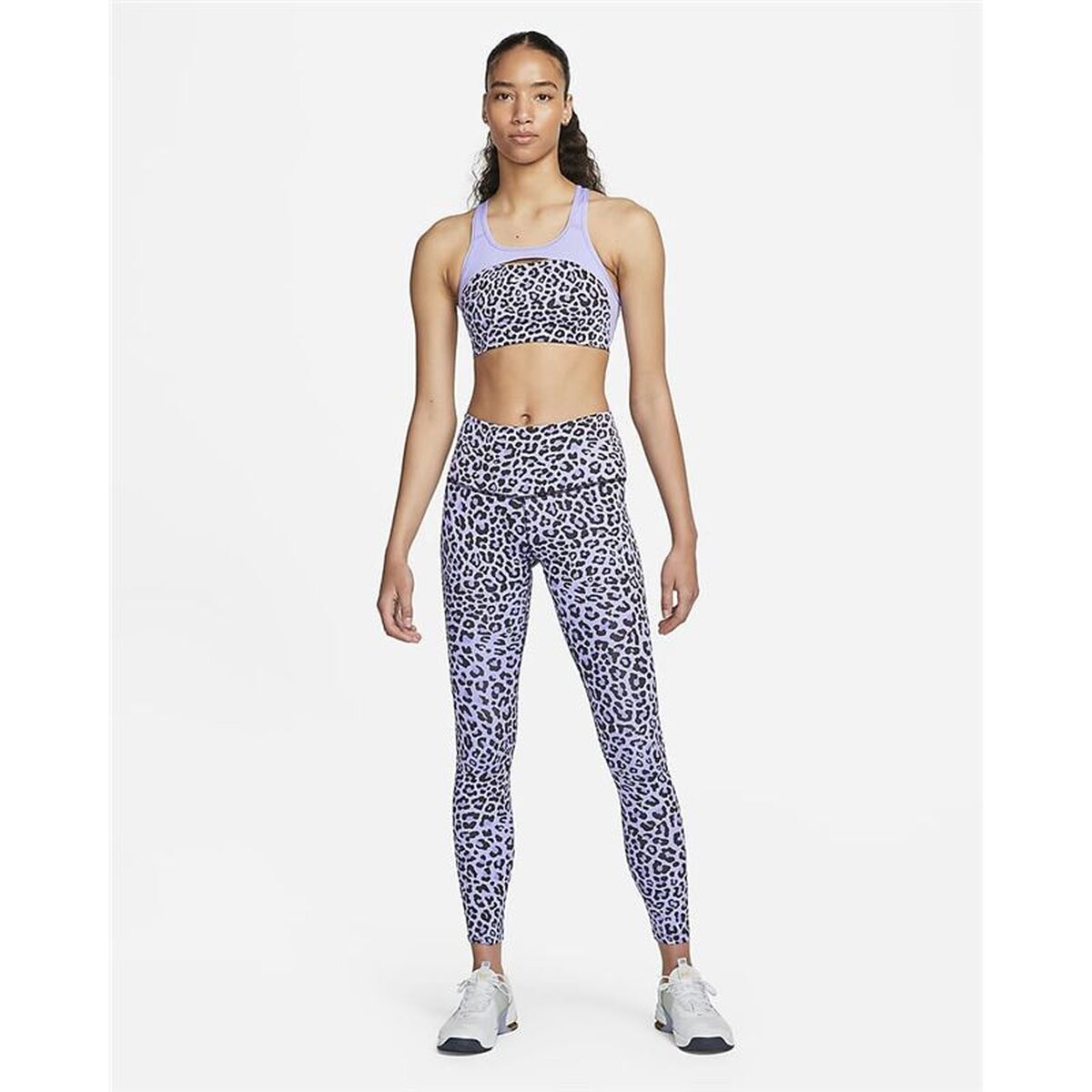 Top Deportivo Nike Swoosh para Mujer - Sujetador de Soporte Medio, Transpirable - Azul Eléctrico