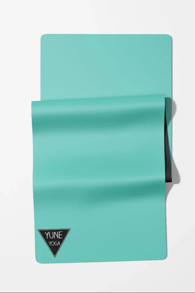 Esterilla de yoga de caucho natural Yune de 6 mm, ecológica, antideslizante y sostenible para todo tipo de prácticas.